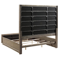 Durango 80-inch Eastern King Panel Bed Taupe Oak