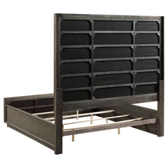 Durango 80-inch Eastern King Panel Bed Taupe Oak