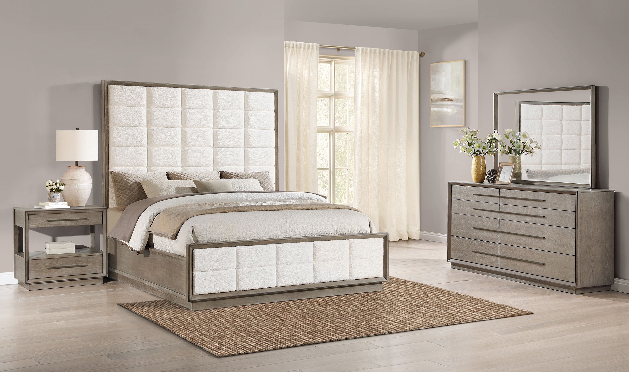 Best Furniture Outlet - Coaster - Durango 4-piece Queen Bedroom Set Taupe Oak - 223271Q-S4