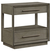 Best Furniture Outlet - Coaster - Durango 2-drawer Nightstand Bedside Table Taupe Oak - 223272