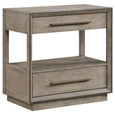 Best Furniture Outlet - Coaster - Durango 2-drawer Nightstand Bedside Table Taupe Oak - 223272