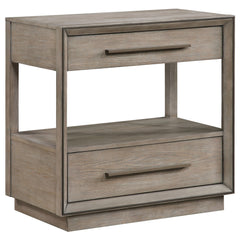Best Furniture Outlet - Coaster - Durango 2-drawer Nightstand Bedside Table Taupe Oak - 223272