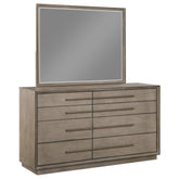 Best Furniture Outlet - Coaster - Durango 8-drawer Dresser and Mirror Taupe Oak - 223273M