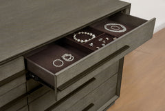 Durango 8-drawer Dresser and Mirror Taupe Oak