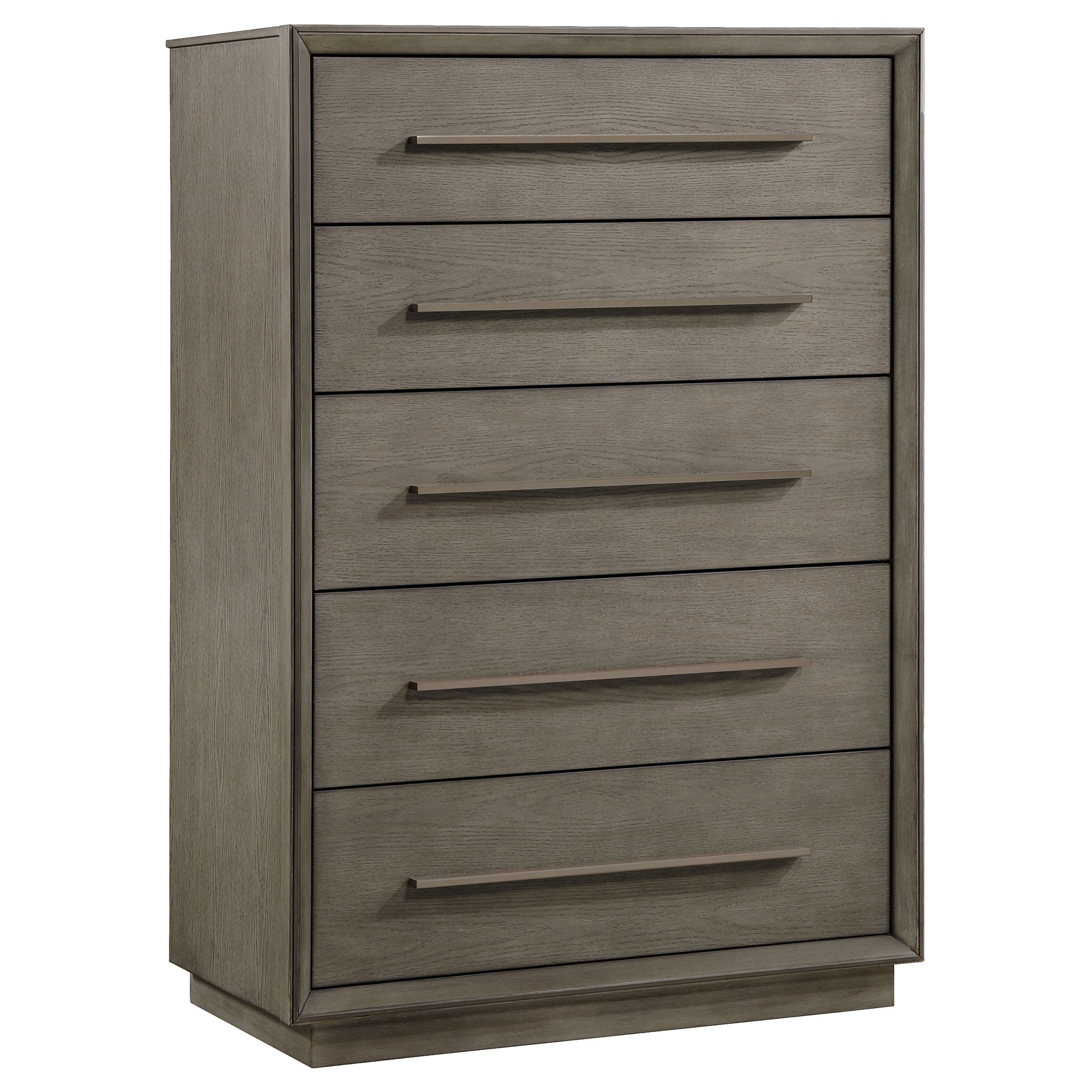 Best Furniture Outlet - Coaster - Durango 5-drawer Bedroom Chest Taupe Oak - 223275