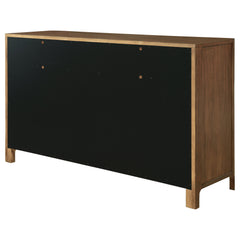 Maderia 8-drawer Dresser Cabinet Walnut