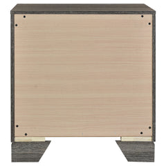 Wright 2-drawer Nightstand Bedside Table Brown Oak