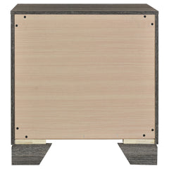 Wright 2-drawer Nightstand Bedside Table Brown Oak
