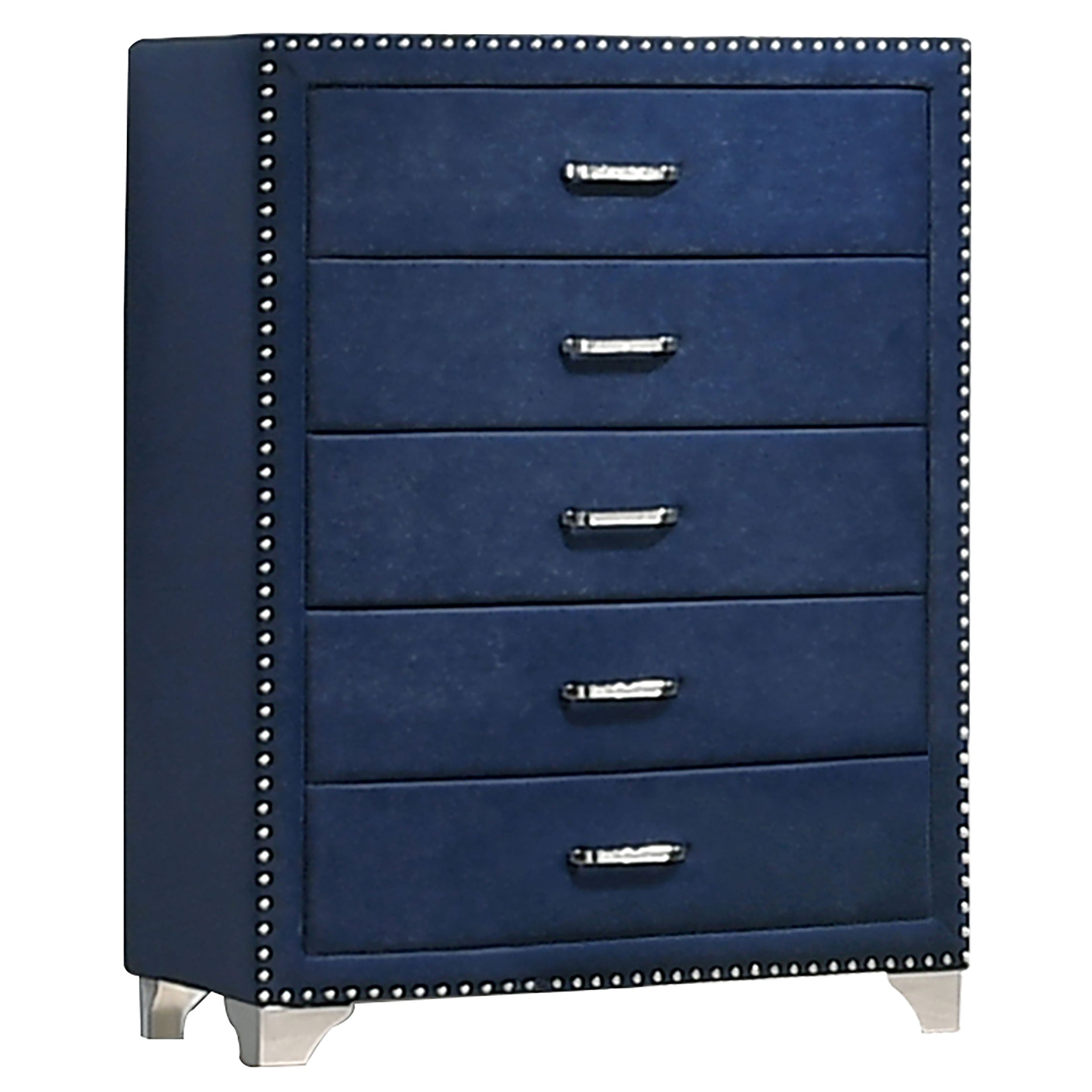 Best Furniture Outlet - Coaster - Melody 5-drawer Bedroom Chest Pacific Blue - 223375