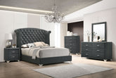 Best Furniture Outlet - Coaster - Melody 5-piece Eastern King Bedroom Set Grey - 223381KE-S5