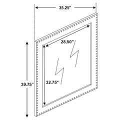Melody 4-piece California King Bedroom Set Grey