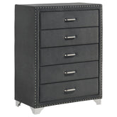 Best Furniture Outlet - Coaster - Melody 5-drawer Bedroom Chest Grey - 223385