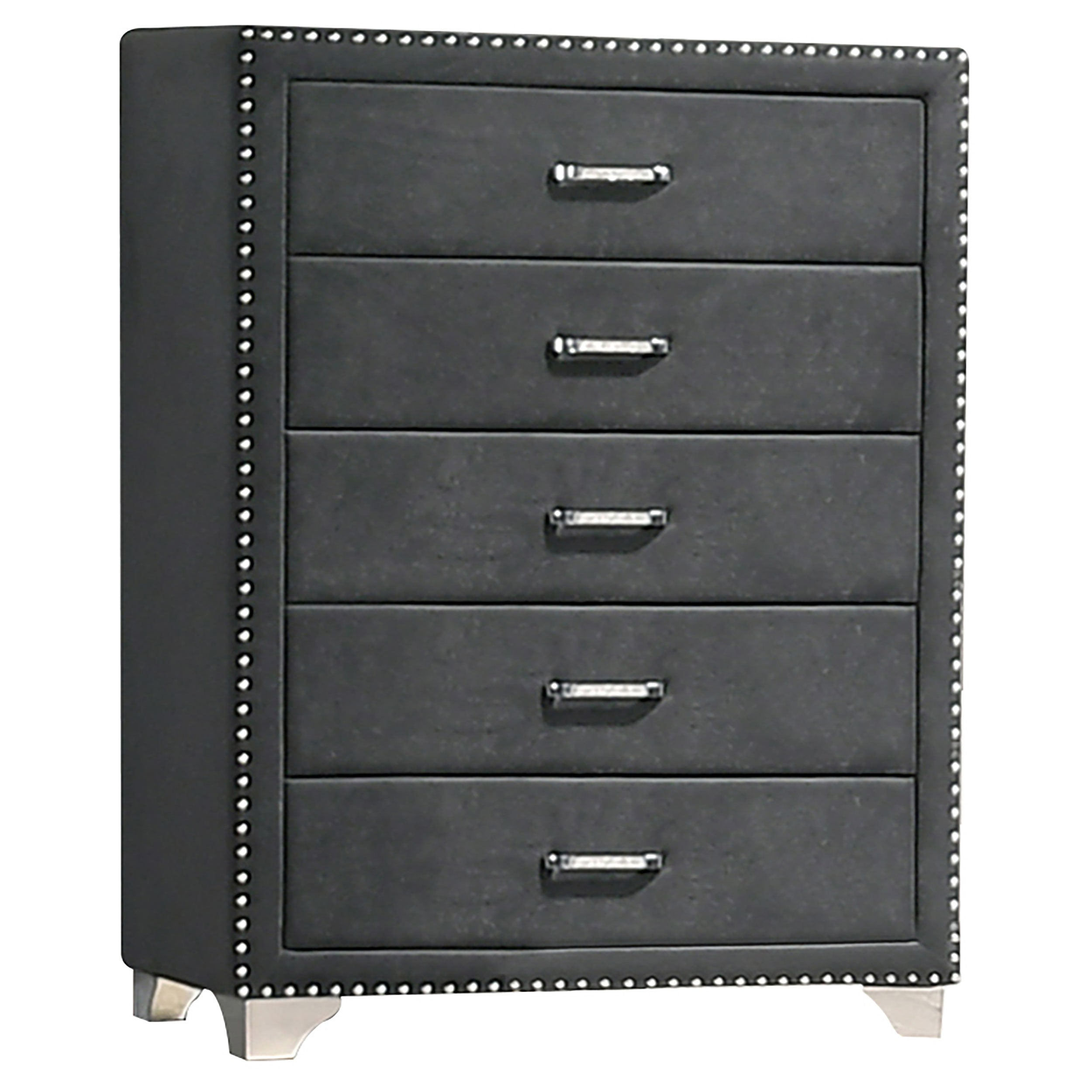 Best Furniture Outlet - Coaster - Melody 5-drawer Bedroom Chest Grey - 223385