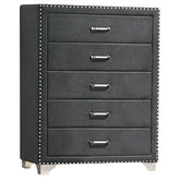 Best Furniture Outlet - Coaster - Melody 5-drawer Bedroom Chest Grey - 223385