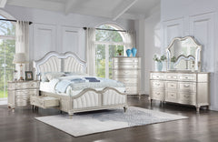Best Furniture Outlet - Coaster - Evangeline 5-piece California King Bedroom Set Silver Oak - 223390KW-S5