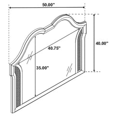 Evangeline 5-piece Queen Bedroom Set Silver Oak