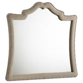 Best Furniture Outlet - Coaster - Antonella Upholstered Dresser Mirror Camel - 223524
