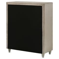 Antonella 5-drawer Bedroom Chest Ivory and Camel