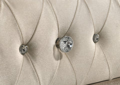 Antonella 5-drawer Bedroom Chest Ivory and Camel