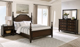 Best Furniture Outlet - Coaster - Andover 4-piece Eastern King Bedroom Set Dark Oak - 223631KE-S4