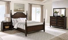 Best Furniture Outlet - Coaster - Andover 4-piece California King Bedroom Set Dark Oak - 223631KW-S4