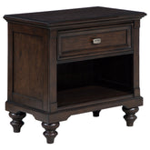 Best Furniture Outlet - Coaster - Andover 1-drawer Nightstand Bedside Table Dark Oak - 223632