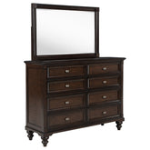 Best Furniture Outlet - Coaster - Andover 8-drawer Dresser and Mirror Dark Oak - 223633M