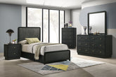 Best Furniture Outlet - Coaster - Cavelle 5-piece Twin Bedroom Set Black - 223661T-S5