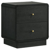 Best Furniture Outlet - Coaster - Cavelle 2-drawer Nightstand Bedside Table Black - 223662