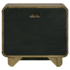 Amsbury 2-drawer Nightstand Bedside Table Nutmeg