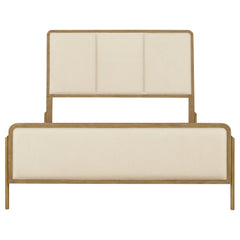 Arini 56-inch Eastern King Panel Bed Cream and Sand Wash