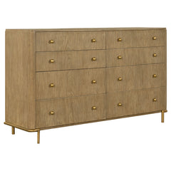 Arini 5-piece Queen Bedroom Set Cream and Sand Wash