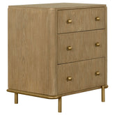 Best Furniture Outlet - Coaster - Arini 3-drawer Nightstand Sand Wash - 224302