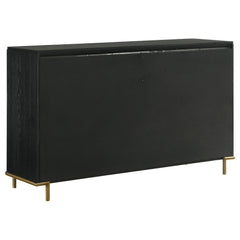 Arini 4-piece Queen Bedroom Set Cream and Black