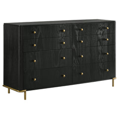 Arini 5-piece Queen Bedroom Set Cream and Black