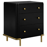 Best Furniture Outlet - Coaster - Arini 3-drawer Nightstand Black - 224332