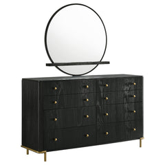Best Furniture Outlet - Coaster - Arini 8-drawer Dresser with Mirror Black - 224333M