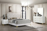 Best Furniture Outlet - Coaster - Kendall 4-piece Eastern King Bedroom Set White - 224401KE-S4