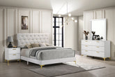 Best Furniture Outlet - Coaster - Kendall 4-piece California King Bedroom Set White - 224401KW-S4