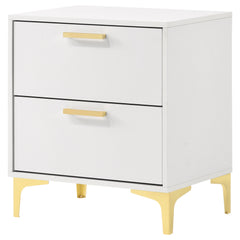 Kendall 2-drawer Nightstand White