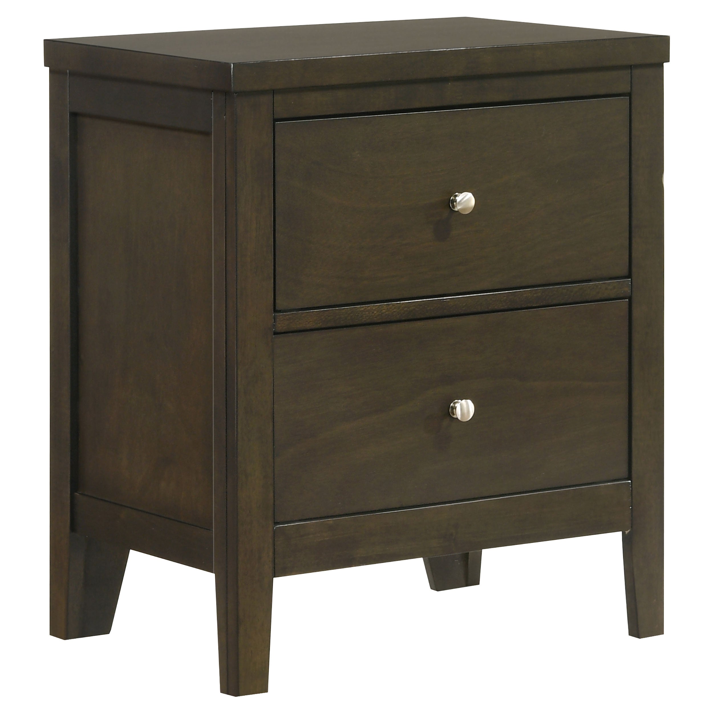 Best Furniture Outlet - Coaster - Wilkes 2-drawer Nightstand Bedside Table Dark Cocoa - 224422