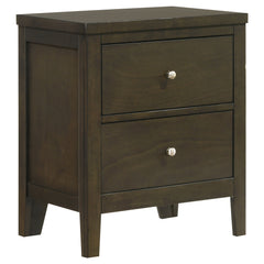 Best Furniture Outlet - Coaster - Wilkes 2-drawer Nightstand Bedside Table Dark Cocoa - 224422