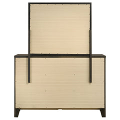 Wilkes 6-drawer Dresser and Mirror Dark Cocoa