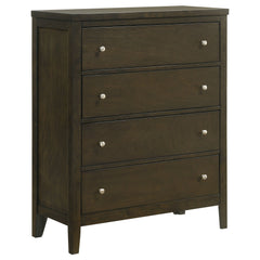 Best Furniture Outlet - Coaster - Wilkes 4-drawer Chest of Drawers Dark Cocoa - 224425