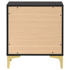 Kendall 2-drawer Nightstand Black