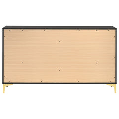 Kendall 6-drawer Dresser Black
