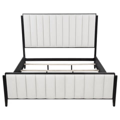 Brookmead 60-inch Upholstered Eastern King Bed Black