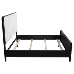 Brookmead 60-inch Upholstered California King Bed Black