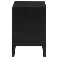 Brookmead 2-drawer Nightstand Black