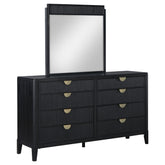 Best Furniture Outlet - Coaster - Brookmead 8-drawer Dresser with Mirror Black - 224713M